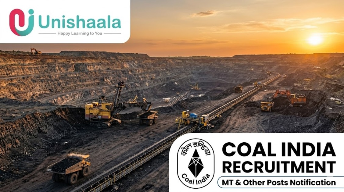 COAL INDIA LIMITED (CIL) MT recruitment notification out!